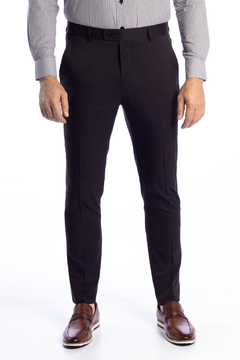 CALÇA ALFAIATARIA COM ELASTANO PRETO - comprar online