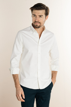 Camisa Casual Bege com elastano na internet