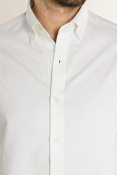 Camisa Casual Bege com elastano - Garbo - Loja Online de Moda Masculina