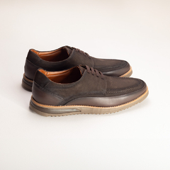 Sapato Casual Camurça Garbo Marrom - loja online