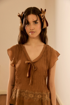 blusa brown fairy