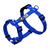 Conjunto Peitoral H e Guia para Cachorro Premium com QR Code - Classic Azul 0294-03