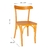 Conjunto com 2 Cadeiras de Cozinha Laura Amarelo na internet