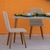 Conjunto com 2 Cadeiras de Jantar Studio Bege Claro e Amêndoa - Keva | Conheça os Móveis Que Vão Descomplicar Sua Decoração.
