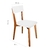 Conjunto com 2 Cadeiras de Jantar Tóquio Castanho e Branco na internet