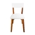 Conjunto com 2 Cadeiras de Jantar Tóquio Castanho e Branco - loja online