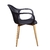 Conjunto com 2 Cadeiras Hilary Preto - loja online
