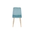 Conjunto com 2 Cadeiras Kendra Azul Verde Água Base Dourada - Keva | Conheça os Móveis Que Vão Descomplicar Sua Decoração.