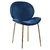 Conjunto com 2 Cadeiras Rosalina Azul Pernas Cromadas - Keva | Conheça os Móveis Que Vão Descomplicar Sua Decoração.