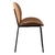 Conjunto com 2 Cadeiras Rosalina Marrom - loja online