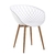 Conjunto com 2 Cadeiras Sidera Branco - loja online