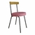 Conjunto com 2 Cadeiras Spot Linho Rosa e Preto - Keva | Conheça os Móveis Que Vão Descomplicar Sua Decoração.