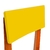 Conjunto com 2 Cadeiras Tóquio Castanho e Amarela