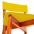 Conjunto com 2 Cadeiras Tóquio Castanho e Amarela - Keva | Conheça os Móveis Que Vão Descomplicar Sua Decoração.