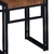 Conjunto de Mesa Wooden com 4 Bancos Preto e Amêndoa - loja online