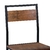 Conjunto de Mesa Wooden com 4 Cadeiras Preto e Amêndoa na internet