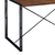 Conjunto de Mesa Wooden com 4 Cadeiras Preto e Amêndoa - comprar online