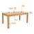 Mesa de Jantar Retangular Macaúba Madeira Maciça Amêndoa 160 cm - loja online