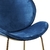 Poltrona Rosalina Azul Pernas Cromadas - Keva | Conheça os Móveis Que Vão Descomplicar Sua Decoração.