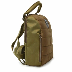 MOCHILA PUFFER DOBLE BOLSILLO LATERAL (M2532) - comprar online