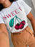 T-shirt Cherry Branca