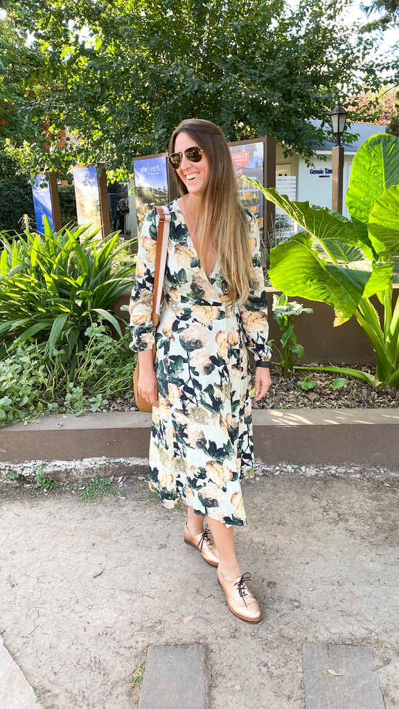 Vestido h&m flores hotsell