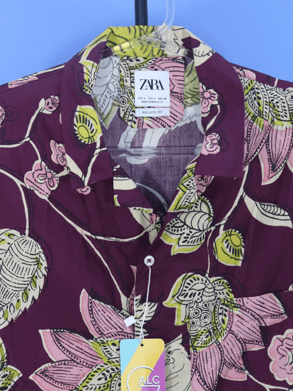 Zara camisa 2025 relaxed fit