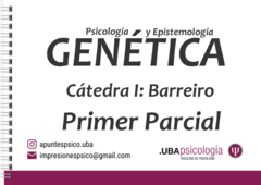 Psicología y Epistemología Genética - Barreiro. PRIMER PARCIAL