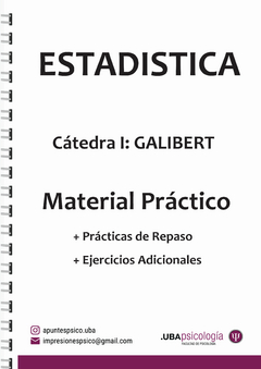 Estadística - Galibert, María Silvia. MATERIAL DE CATEDRA PRÁCTICO