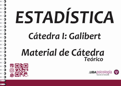Estadística- Cátedra Galibert, María Silvia. MATERIAL DE CÁTEDRA TEÓRICO