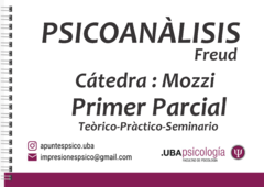 Psicoanálisis Freud - Mozzi TEORICO,PRACTICO Y SEMINARIO. PRIMER PARCIAL