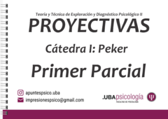 Proyectivas - Febbraio. PRIMER PARCIAL
