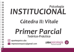 Psicología Institucional - Vitale. MATERIAL DE CATEDRA