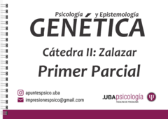 Psicología y Epistemología Genética - Fernández Zalazar. PRIMER PARCIAL