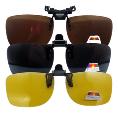 Combo Aplique Clip On Sol Night Vision X3 Polarizado Uv400