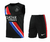 Kit de Treino Camiseta+Short PSG Nike Torcedor Masculino - Preto - 23/24