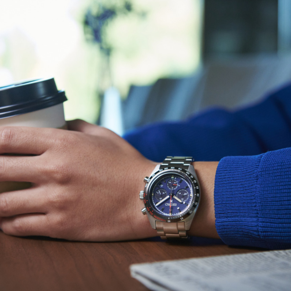RELOGIO SEIKO PROSPEX SPEEDTIMER SOLAR AZUL SSC815P1