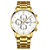 Relógio Masculino Nibosi Legacy Dourado - comprar online