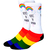 Meia Personalizada - Respect the Rainbow - Pequenos Defeitos