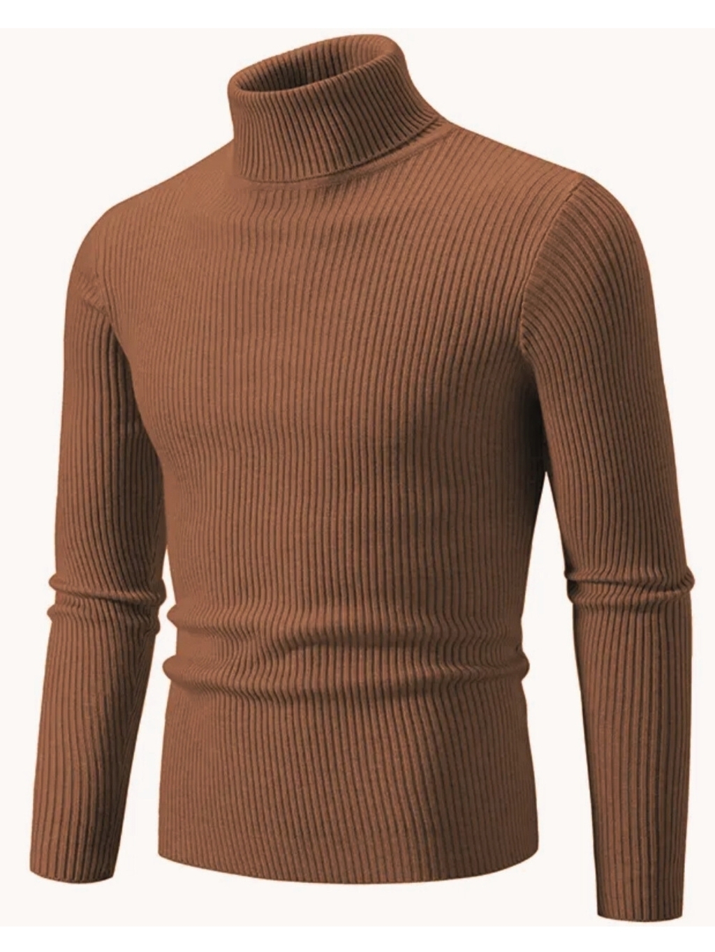 Sueter Blusa La Masculina Canelada Gola Alta Trico Cacharrel