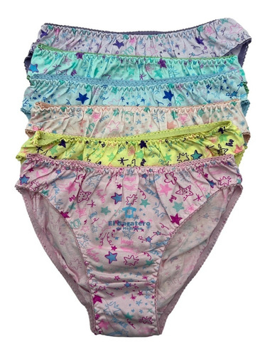 12 Piezas Bikini Panty Lenceria Dama Estampado Mayoreo Jimmy