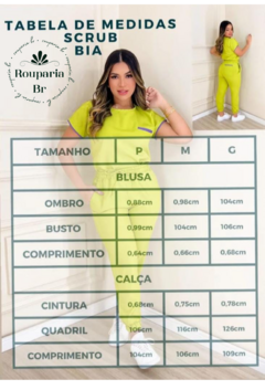 CONJUNTO BIA - MOSTARDA - Rouparia Br | Scrubs e Jalecos