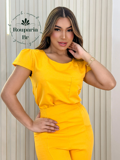 CONJUNTO DIANA - AMARELO