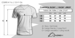 CAMISETA DE RUGBY CHIEFS #19 - Lions XV