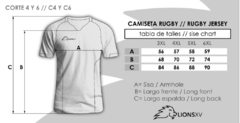 CAMISETA DE RUGBY ARGENTINA SEVEN NEW AWAY 2024 S/publicidad - tienda online