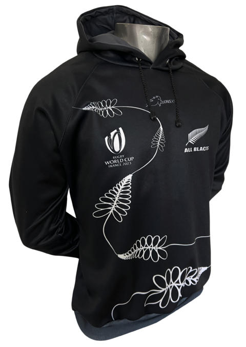 BUZO CANGURO HOODIE ALL BLACKS RWC 2023