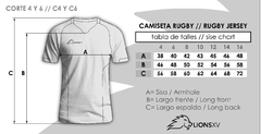 CAMISETA DE JUEGO JAGUARES NEGRA - Lions XV