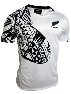 CAMISETA DE RUGBY MAORI WHITE