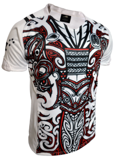 CAMISETA DE RUGBY MAORI EDITION WHITE