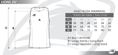MUSCULOSA TRAINING PRO CENTRAL GYM - Lions XV